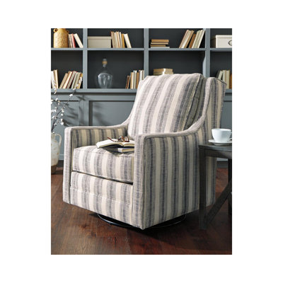 Kambria Upholstered Swivel Armchair