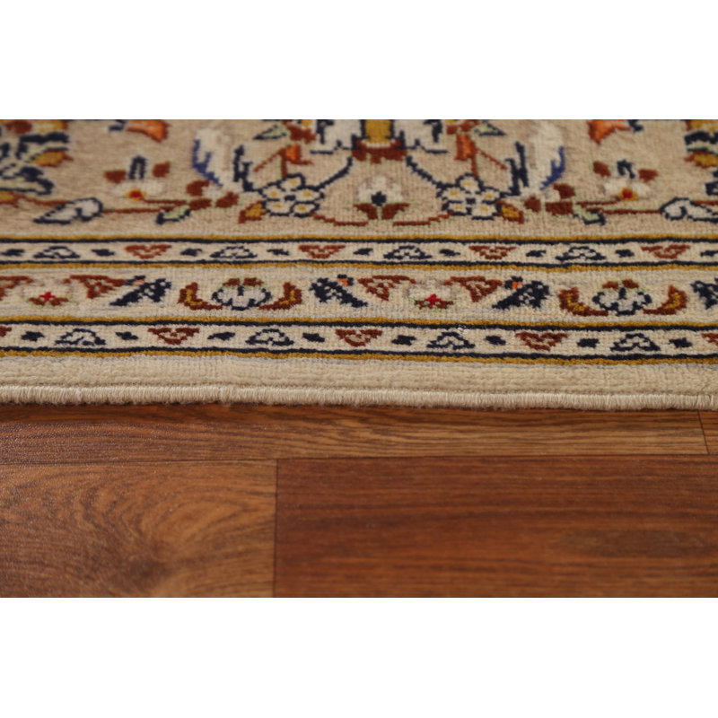 Selkey One-of-a-Kind 6'5" X 9'8" 1970s Wool Area Rug in Ivory