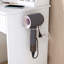  Petit meuble-lavabo moderne avec 3 modes d'éclairage DEL et luminosité réglable, 3 tiroirs et tablettes de rangement ouvertes, support pour sèche-cheveux et prise de courant avec fauteuil, blanc-130141766