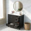 Ensemble de meuble-lavabo avec lavabo en céramique
