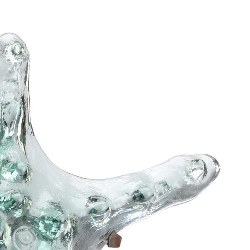 Sculpture étoile de mer côtière, H 15 po x l 8,5 po x P 5 po