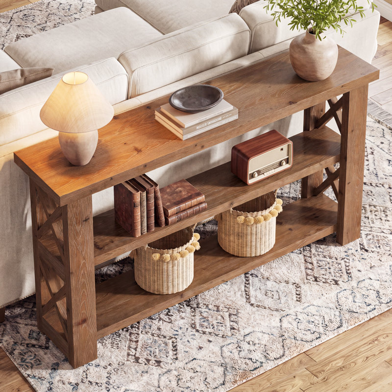 160.02cm Solid Wood Console Table