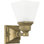 Luminaire de meuble-lavabo avec abat-jour en verre satiné - 5 pouces, 1 lumière pour salle de bain moderne