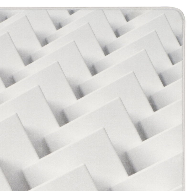 Tapis ivoire à motif géométrique Cahoon, Rectangle 3 pi x 5 pi