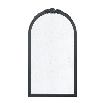 23" X 42"  Hand Carved Rose Antique Mirror Frame
