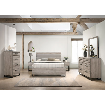 Earvin Upholstered Standard 6 Piece Bedroom Set by Latitude Run