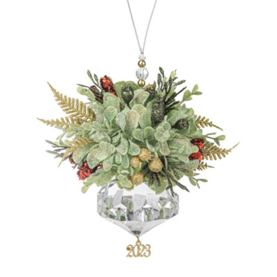 The Holiday Aisle® 2023 Holiday Jewel Holiday Christmas Ornament