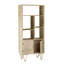 Aanika 180cm H x 80cm W Solid Wood Standard Bookcase-1786113360