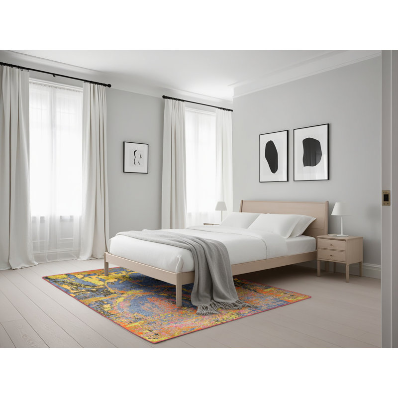 Tapis abstrait moderne 5335, Rectangle 5 pi x 7 pi