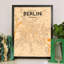 Berlin City Map - No Frame Print-1273127341