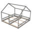 Lit plateforme simple, deux lits partagés-490878925