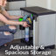 Armoire de rangement de garage autoportante réglable à 1 tablette en plastique de 25,5 po-397149100