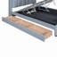 Lit plateforme tapissier grand et simple TG