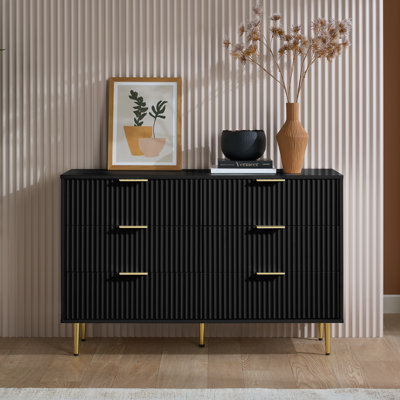 Bethzaida 6 Drawer Fluted Chest