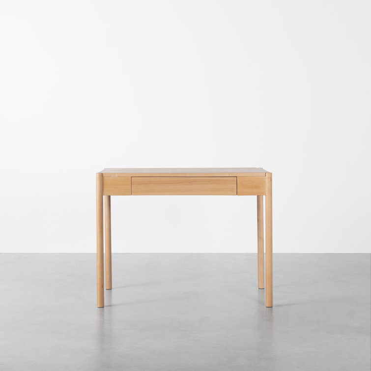 Open Plan Desk Blu Dot White Oak 30 H x 42 W x 20 D