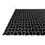 Tapis noir Juliana