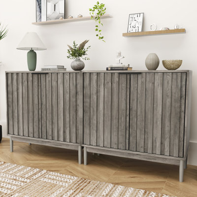 31"Sideboard with Adjustable Shelves(Set of 2)