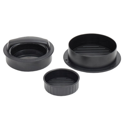 Home Basics Plastic Manual Burger Maker