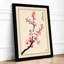 Moonlit Cherry Blossom Japandi - Framed Print-881770189-881770227