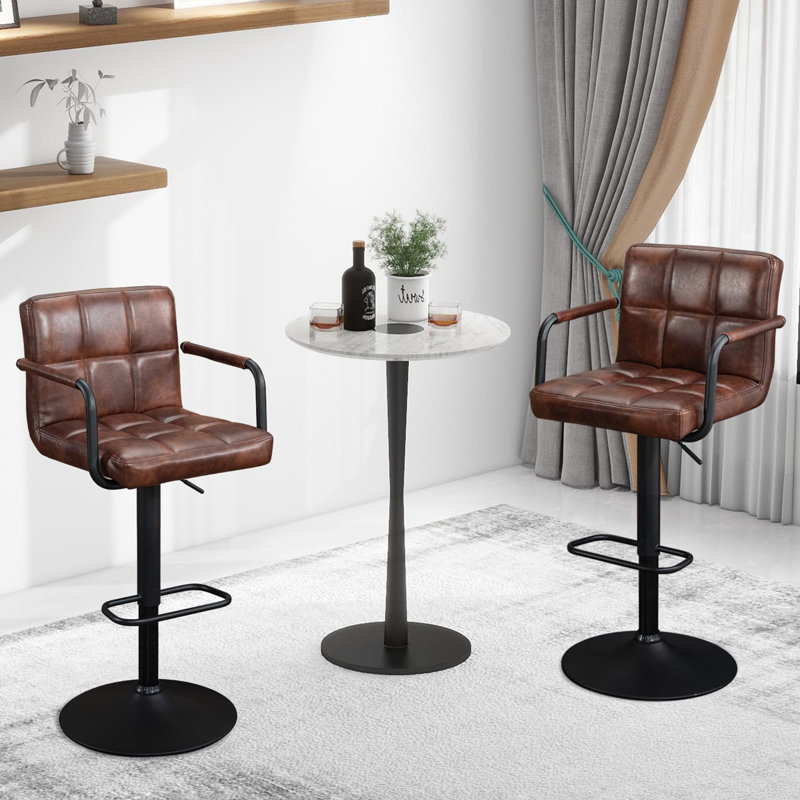 Tabouret pivotant à hauteur réglable Carveth