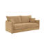 Canapé Cadie Mocha Chenille avec 2 coussins (peut se transformer en canapé-lit)