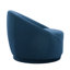 Fauteuil demi-tonneau pivotant rembourré Aunna-1337935451
