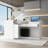 L-Shaped Reception Desk With Opening Shelves