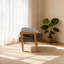 Chaise longue moderne et réglable, avec hauteur de siège réglable et réglage de l'angle lombaire à trois niveaux, convient au salon, à la chambre à coucher, au bureau et au grenier