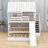Perignan Kids Twin Over Twin Bunk Bed with Trundle-277188431