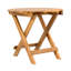 Table d'appoint en bois avec finition, conception pliable, support pour plantes et décor, livres de nettoyage en douceur, facile à nettoyer