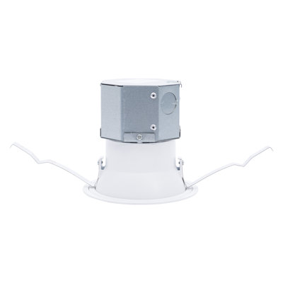 Pop-In 4" Selectable CCT New Construction IC LED Recessed Lighting Kit