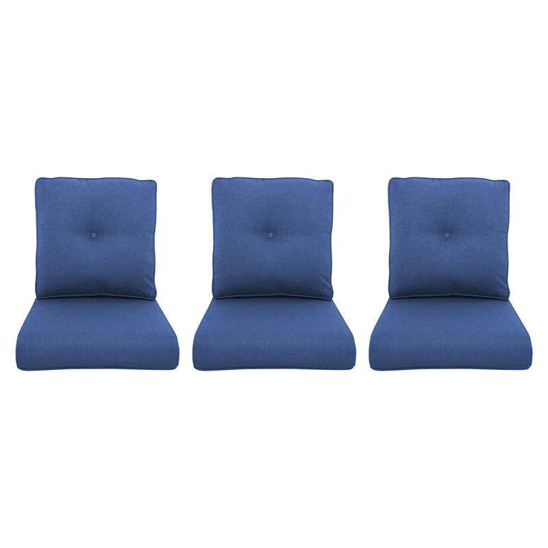 Carolina 24" X 22" Outdoor Furniture Replacement Cushions, 5, Navy Blue
