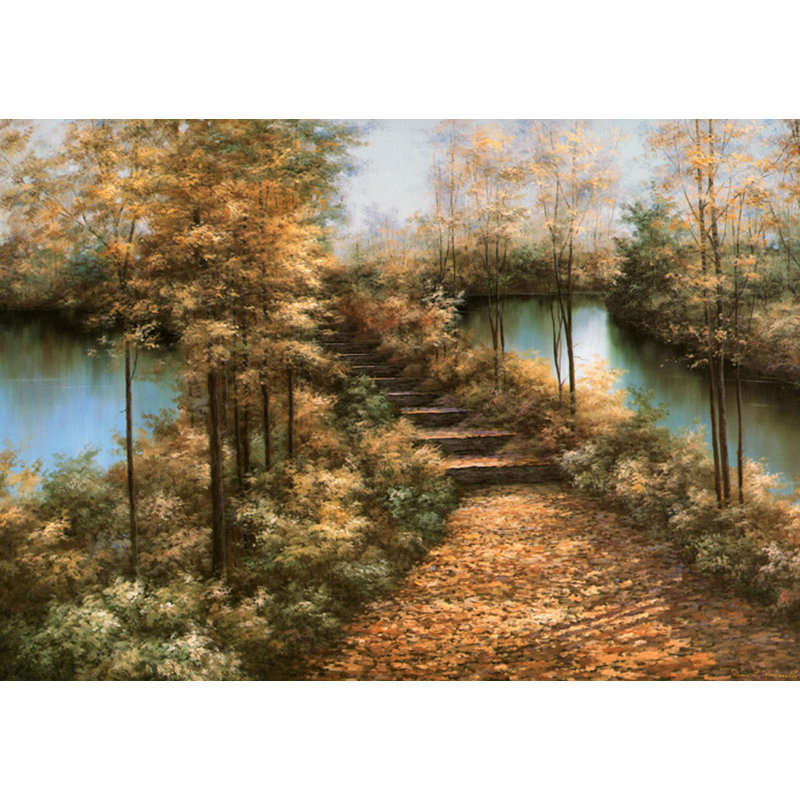 Feuilles d'automne, H 17 po x l 24 po