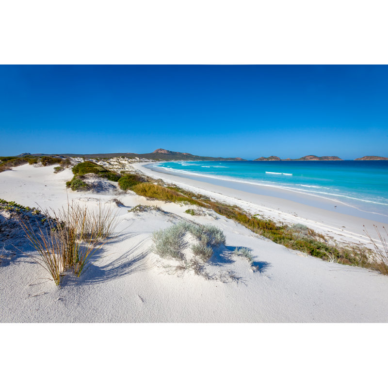 White sand beach, 61cm H x 91cm W x 3.8cm D