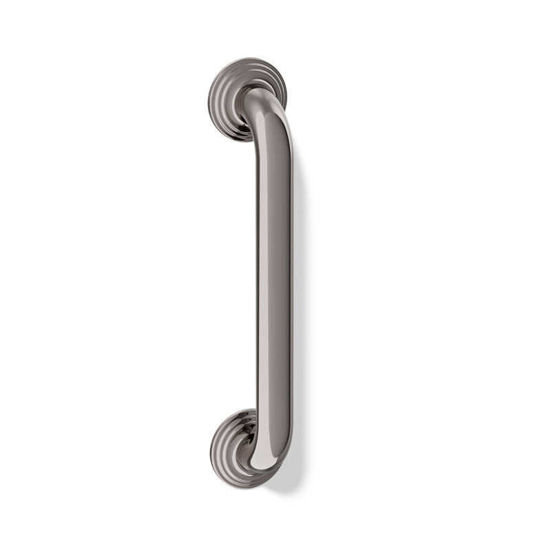Traditional Grab Bar, 12"W, Vibrant Titanium