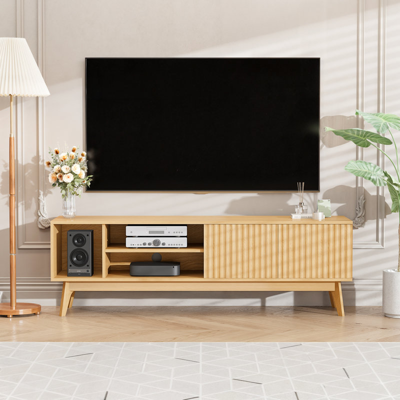 Harkness TV Stand for TVs up to 60", Oak