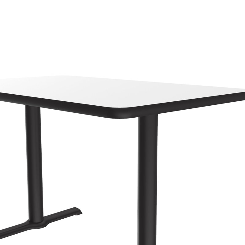 Table de salle de pause, l 48 po x P 30 po, Blanc