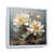 White Floater Framed