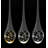 Korhonen 3 - Light Crystal Teadrop LED Pendant