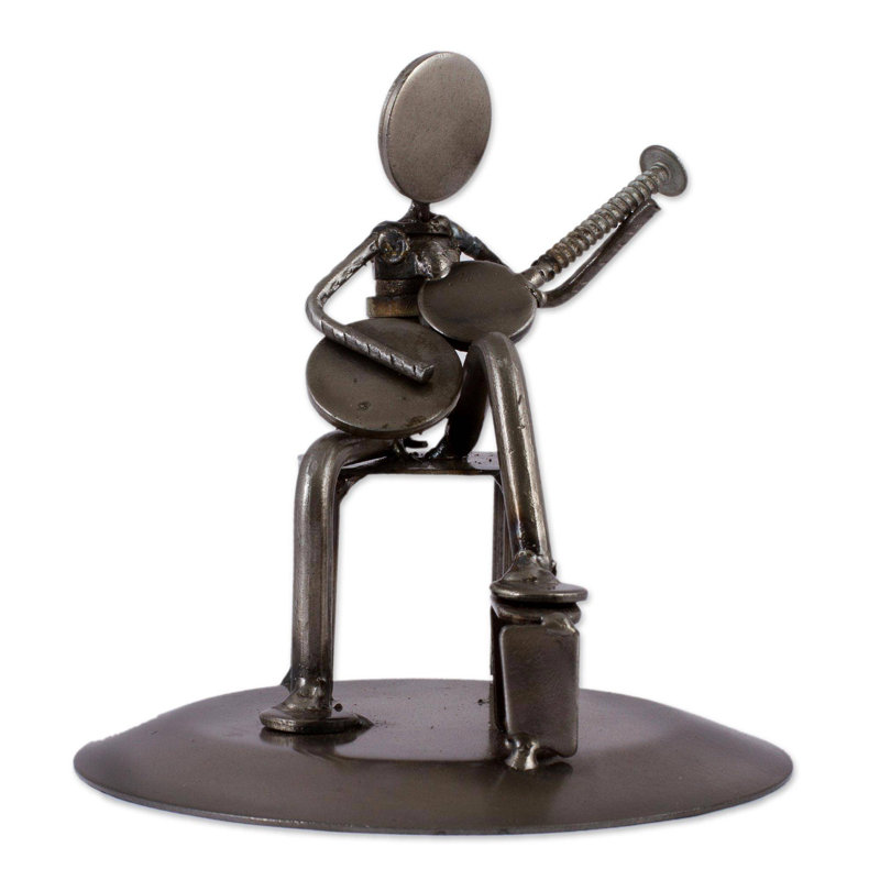 Sculpture mexique auto part de guitare serenade Chabot