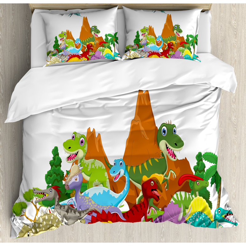 Ensemble de housse de couette dinosaur, Grand
