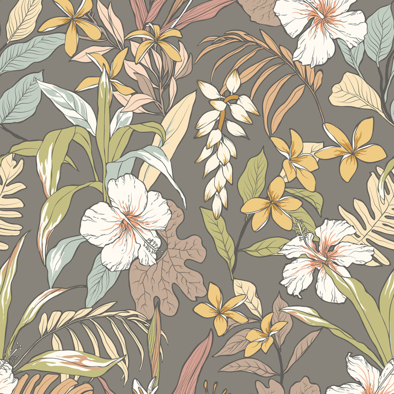 Oasis wist Smooth Matt Wallpaper, Grey