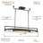1 - Light LED Kitchen Island Pendant