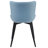 Jimma Faux Leather Upholstered Wingback Dining Chair with Iron Legs -194002850