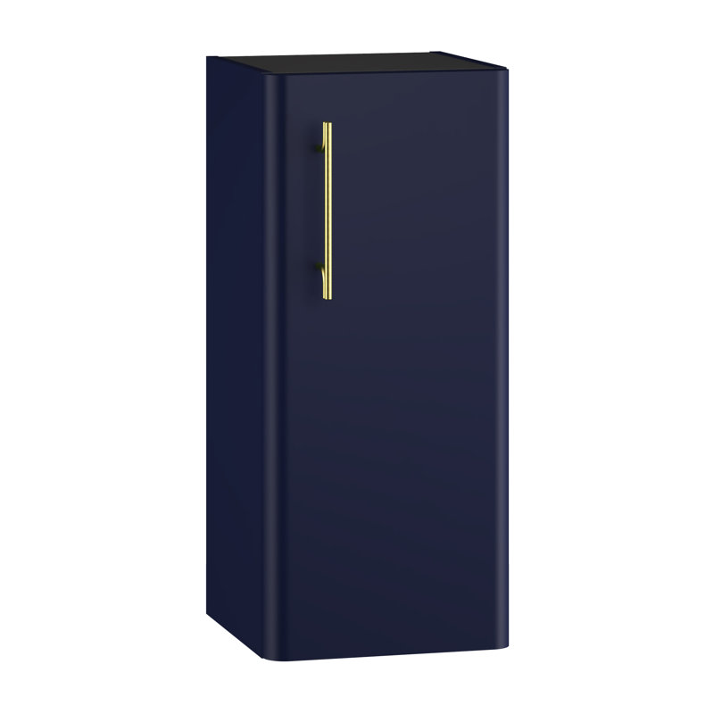 Ashat Bathroom Cabinet, Right, Wave Blue/Gold