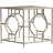 Oxendine Mirrored Glass Top End Table