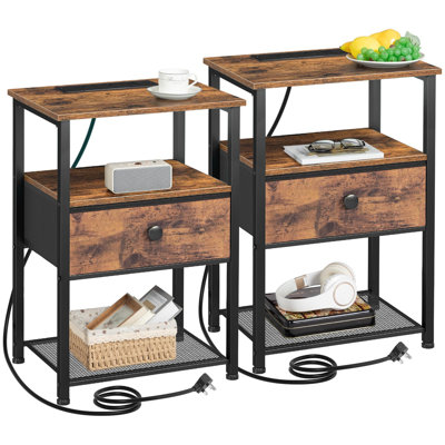 38.9 cm W Bedside Table