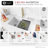 Pietra Stylish Waterton Composite Dual Mount 30” Double-bowl Workstation Kitchen Sink-99069653