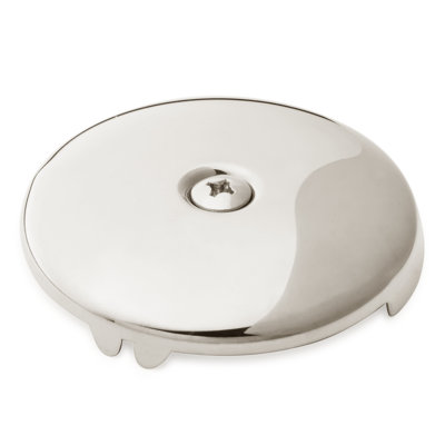 Overflow Cover Plate with Single Screw