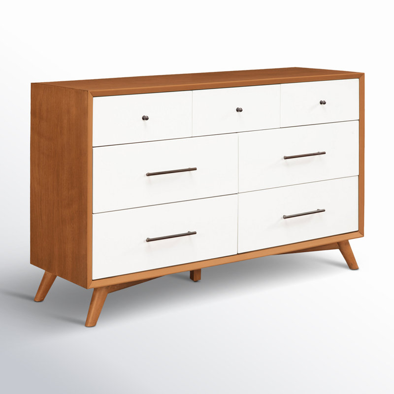 Williams 7-Drawer Dresser, Chestnut/White